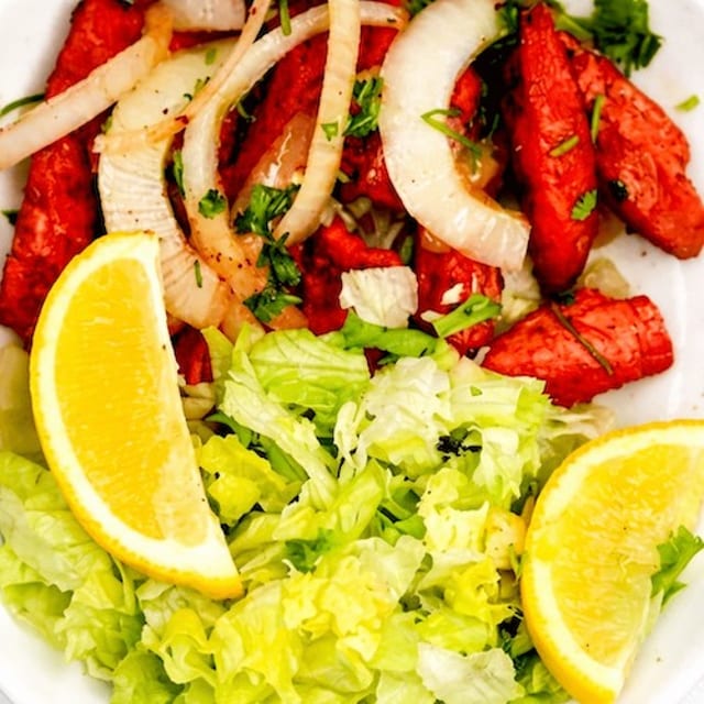 Grilled Chicken Steak with Rice.