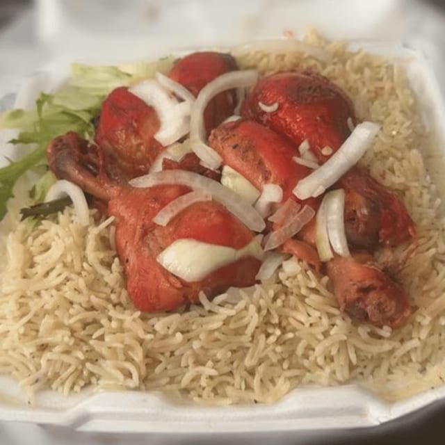 Chicken Legs with Rice.