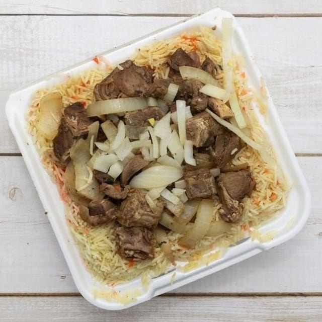 Beef Steak with Rice.